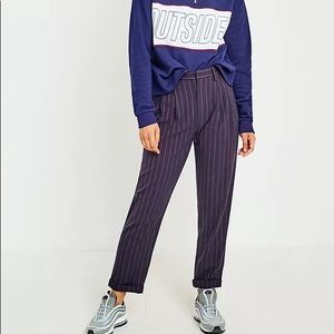 Urban Outfitters High Rise Stripped Trousers